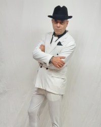 Costume Gangster Bianco