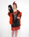 Costume Charleston Rosso Sharlene