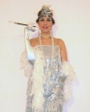 Costume Charleston Argento