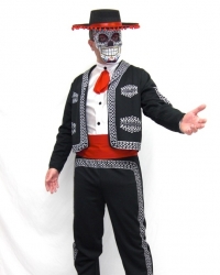 Costume Santa Muerte Uomo